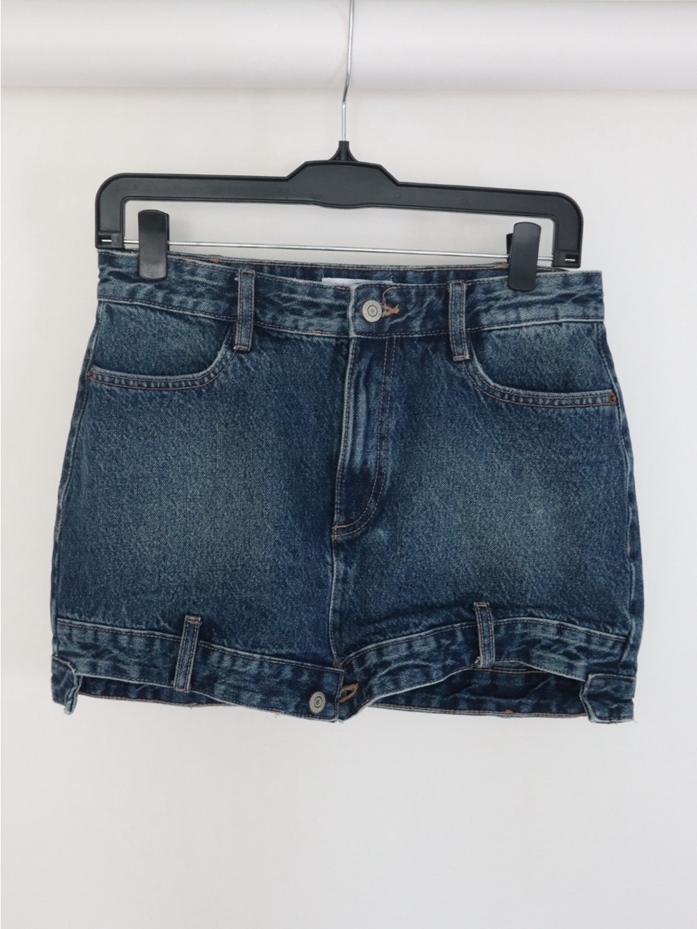 Zara Blue Denim Mini Skirt
